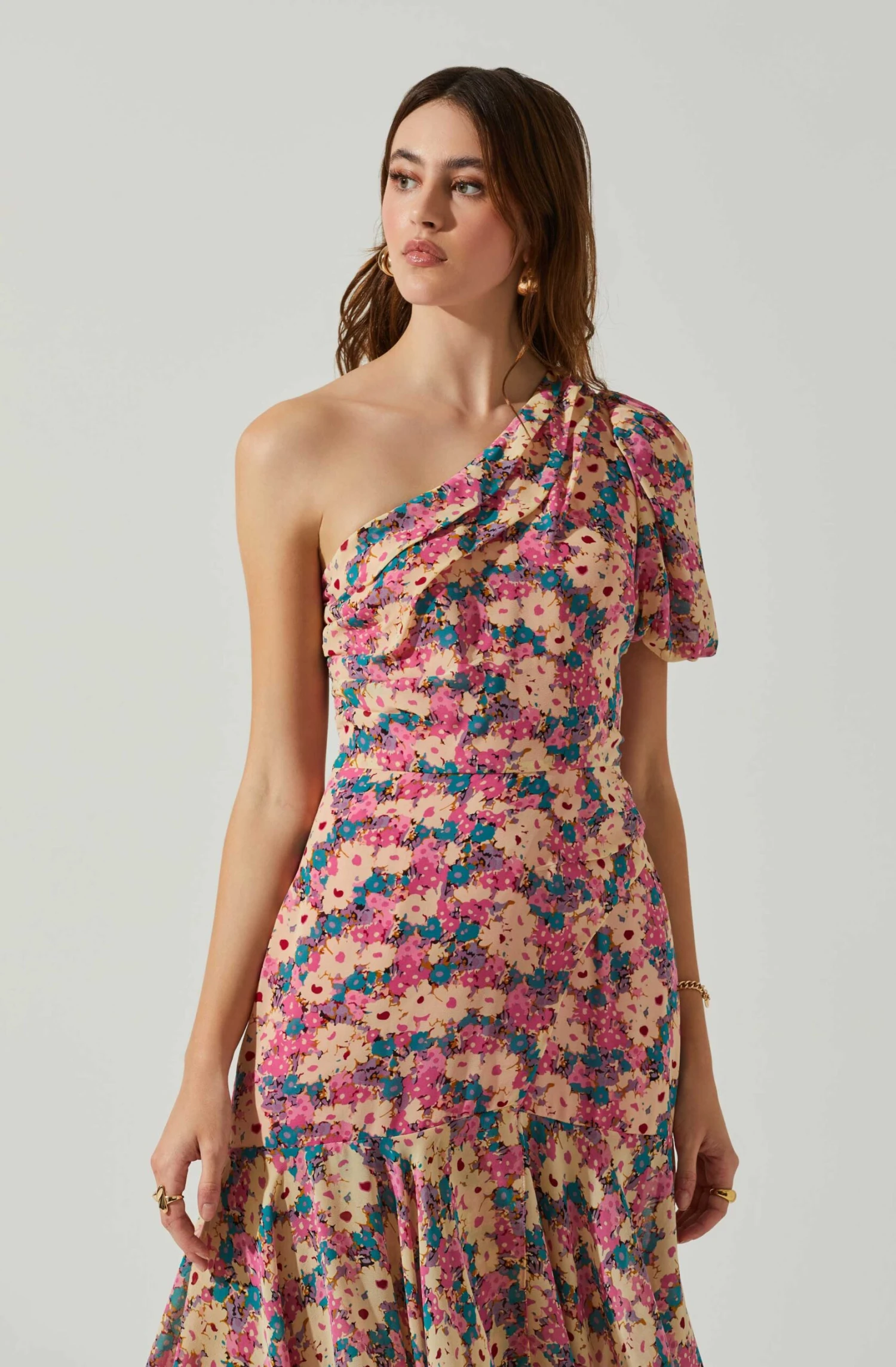 Santorini One Shoulder Midi Dress 4 Santorini One Shoulder Midi Dress - Image 2