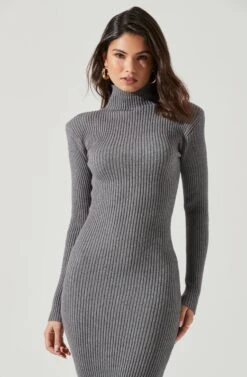 Abilene Long Sleeve Turtleneck Midi Sweater Dress 29 Abilene Long Sleeve Turtleneck Midi Sweater Dress -Dress Sales Store ACDR100970 CHARCOAL 1832 ce7f725c 7678 4283 bf55 dd2c3216cf98