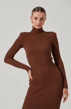 Abilene Long Sleeve Turtleneck Midi Sweater Dress 24 Abilene Long Sleeve Turtleneck Midi Sweater Dress -Dress Sales Store ACDR100970 NUTMEG 10771 aa50a586 cafd 445f 865a 1fbaf0ac5bde
