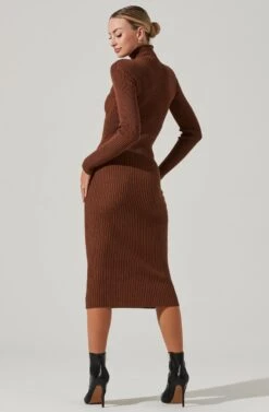 Abilene Long Sleeve Turtleneck Midi Sweater Dress 27 Abilene Long Sleeve Turtleneck Midi Sweater Dress -Dress Sales Store ACDR100970 NUTMEG 10791 daea515e 1a19 4647 81ba cee89a1170ed
