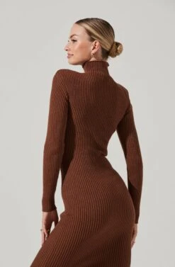 Abilene Long Sleeve Turtleneck Midi Sweater Dress 25 Abilene Long Sleeve Turtleneck Midi Sweater Dress -Dress Sales Store ACDR100970 NUTMEG 10811 d43c5b95 b15d 4958 a493 093742463544