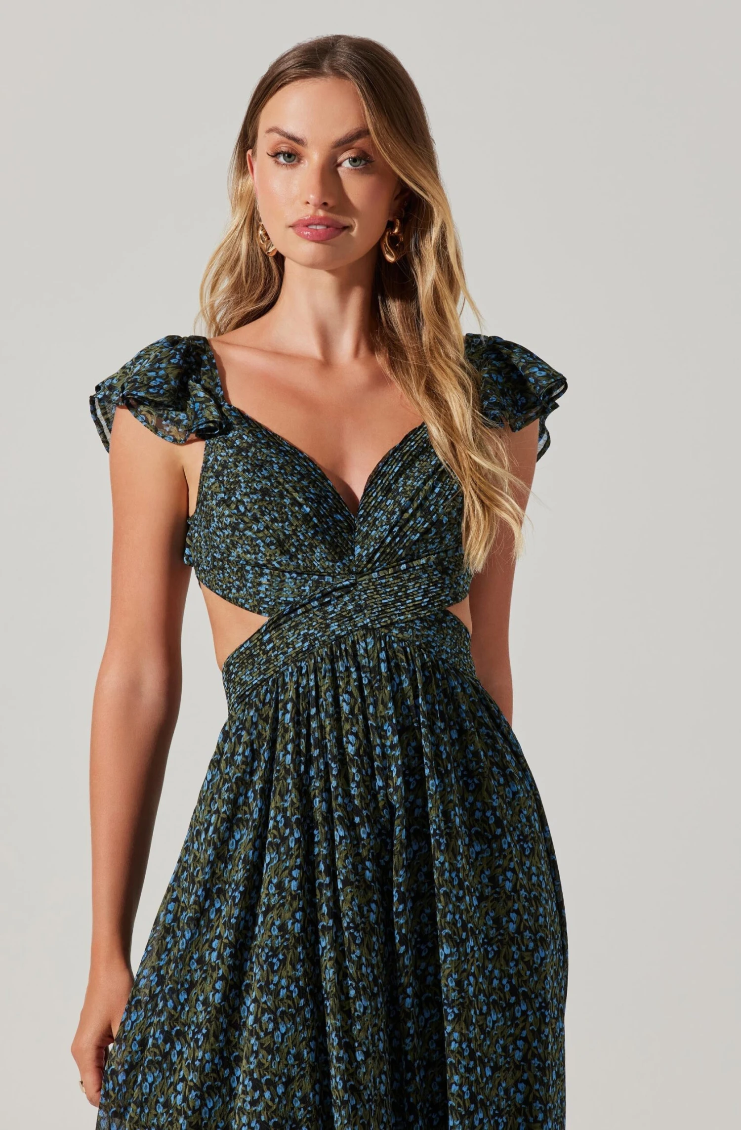 Primrose Floral Strappy Back Maxi Dress 11 Primrose Floral Strappy Back Maxi Dress - Image 9