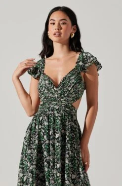 Best Seller -Dress Sales Store ACDR101176 BLACKPURPLEFLORAL 3