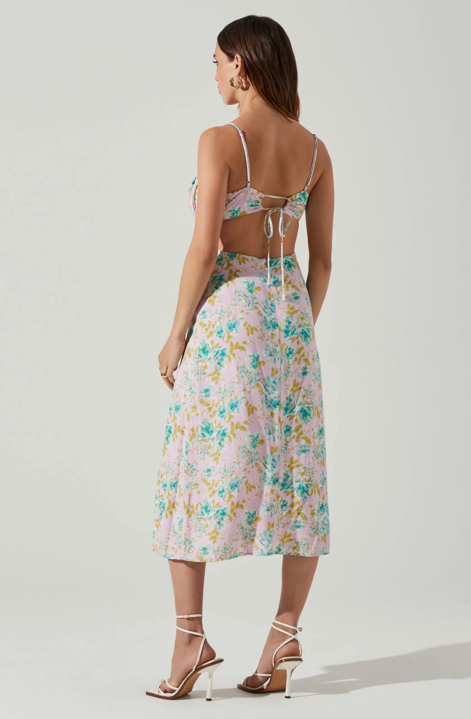 Avalee Floral Cutout Midi Dress 6 Avalee Floral Cutout Midi Dress - Image 4