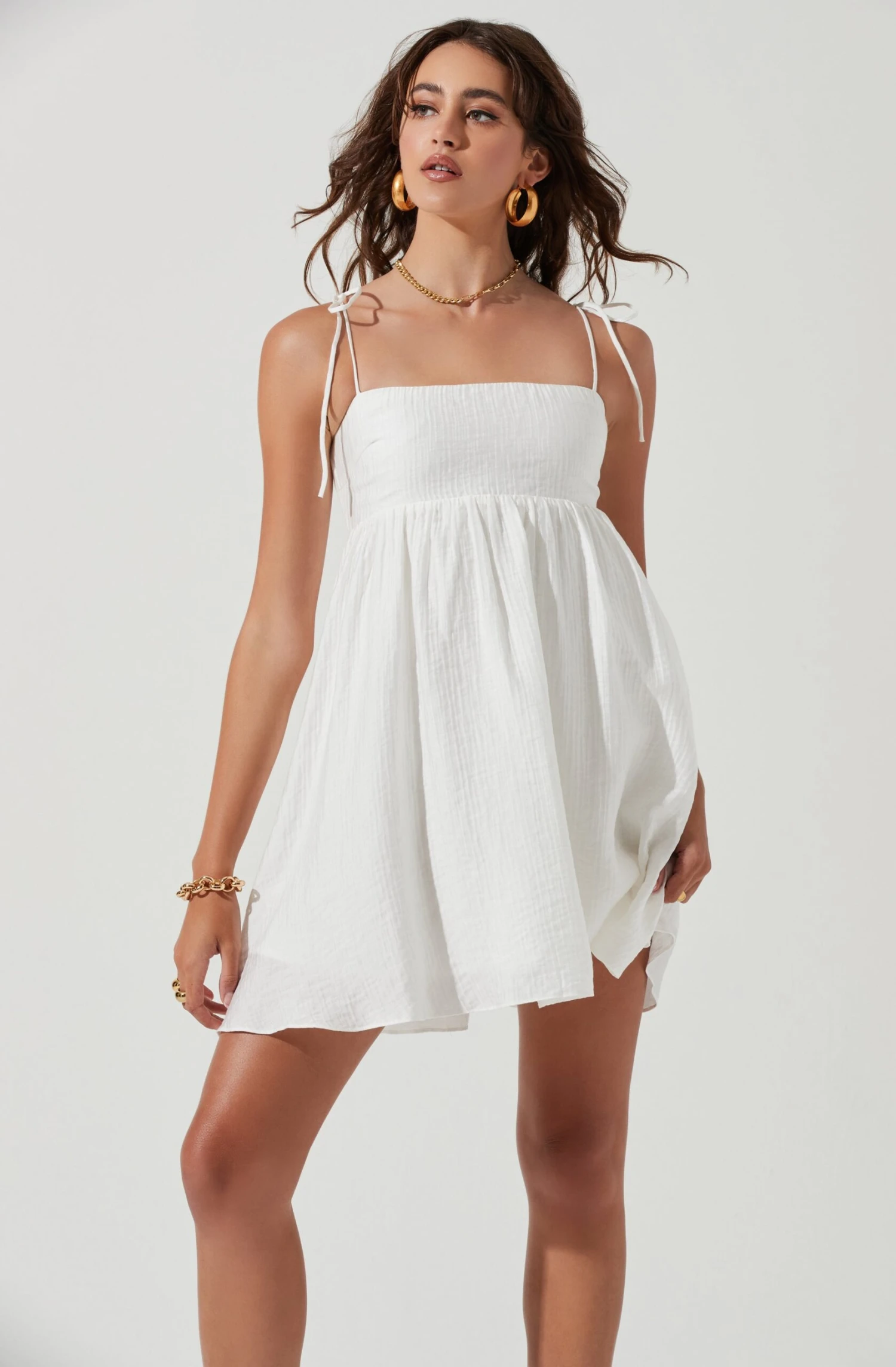 Serenity Square Neck Mini Dress 4 Serenity Square Neck Mini Dress - Image 2