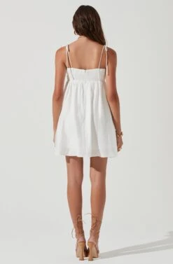 Serenity Square Neck Mini Dress 13 Serenity Square Neck Mini Dress -Dress Sales Store ACDR101235B WHITE 0329