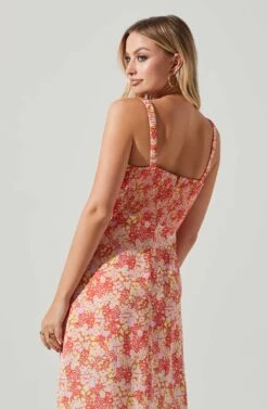 Elsie Floral Midi Dress 16 Elsie Floral Midi Dress -Dress Sales Store ACDR101374 ORANGEFLORAL 4 263c0f61 7852 49d9 a859 d175fd6b676c