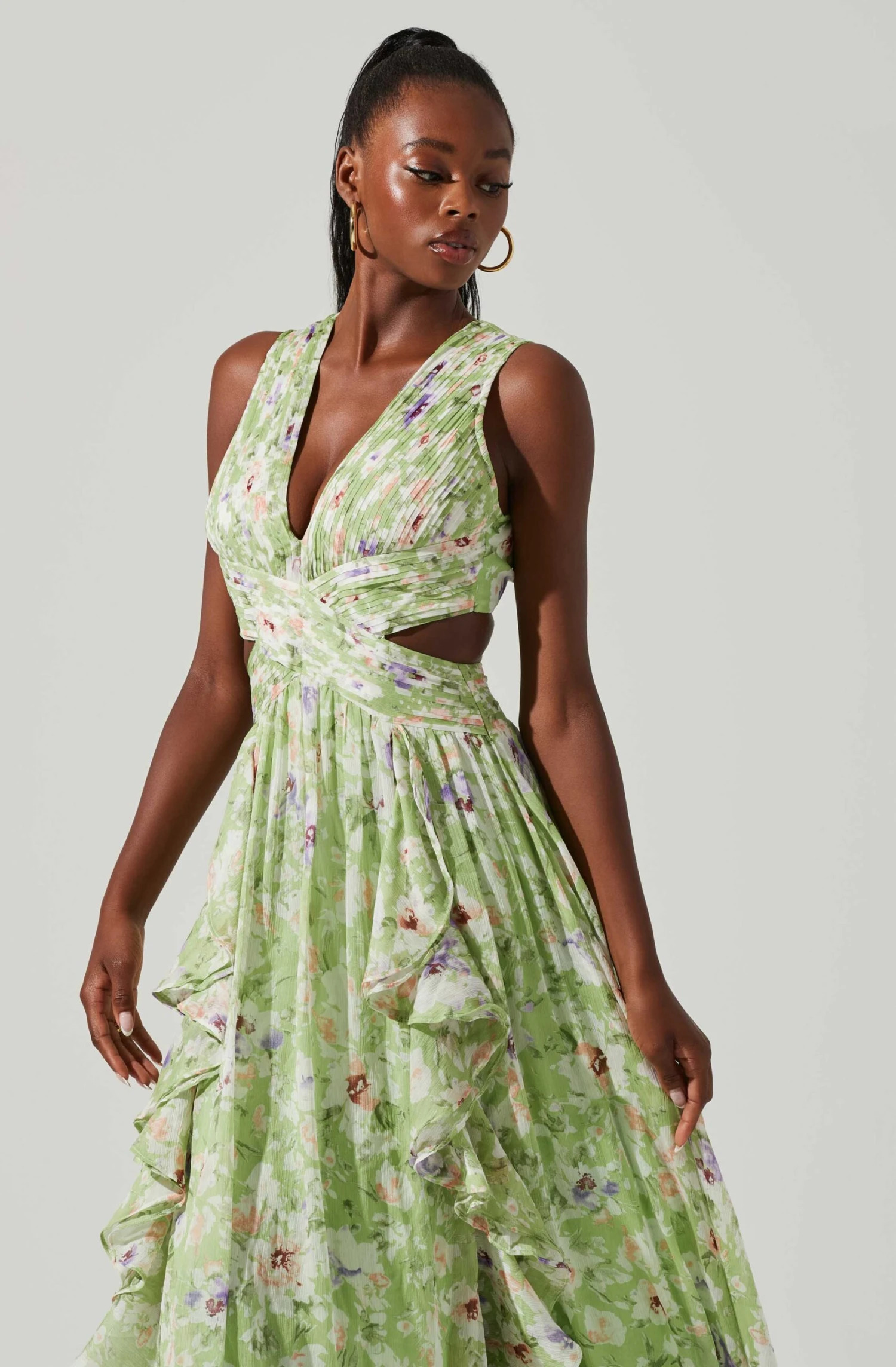 Noya Floral Cutout Maxi Dress 4 Noya Floral Cutout Maxi Dress - Image 2