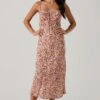 Maritza Floral Smocked Midi Dress 2 Maritza Floral Smocked Midi Dress -Dress Sales Store ACDR101529 COPPERLILACMULTI 1