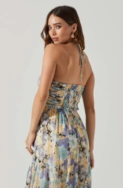 Rozina Floral Cutout Maxi Dress 9 Rozina Floral Cutout Maxi Dress -Dress Sales Store ACDR101542 BLUEGREENFLORAL 3