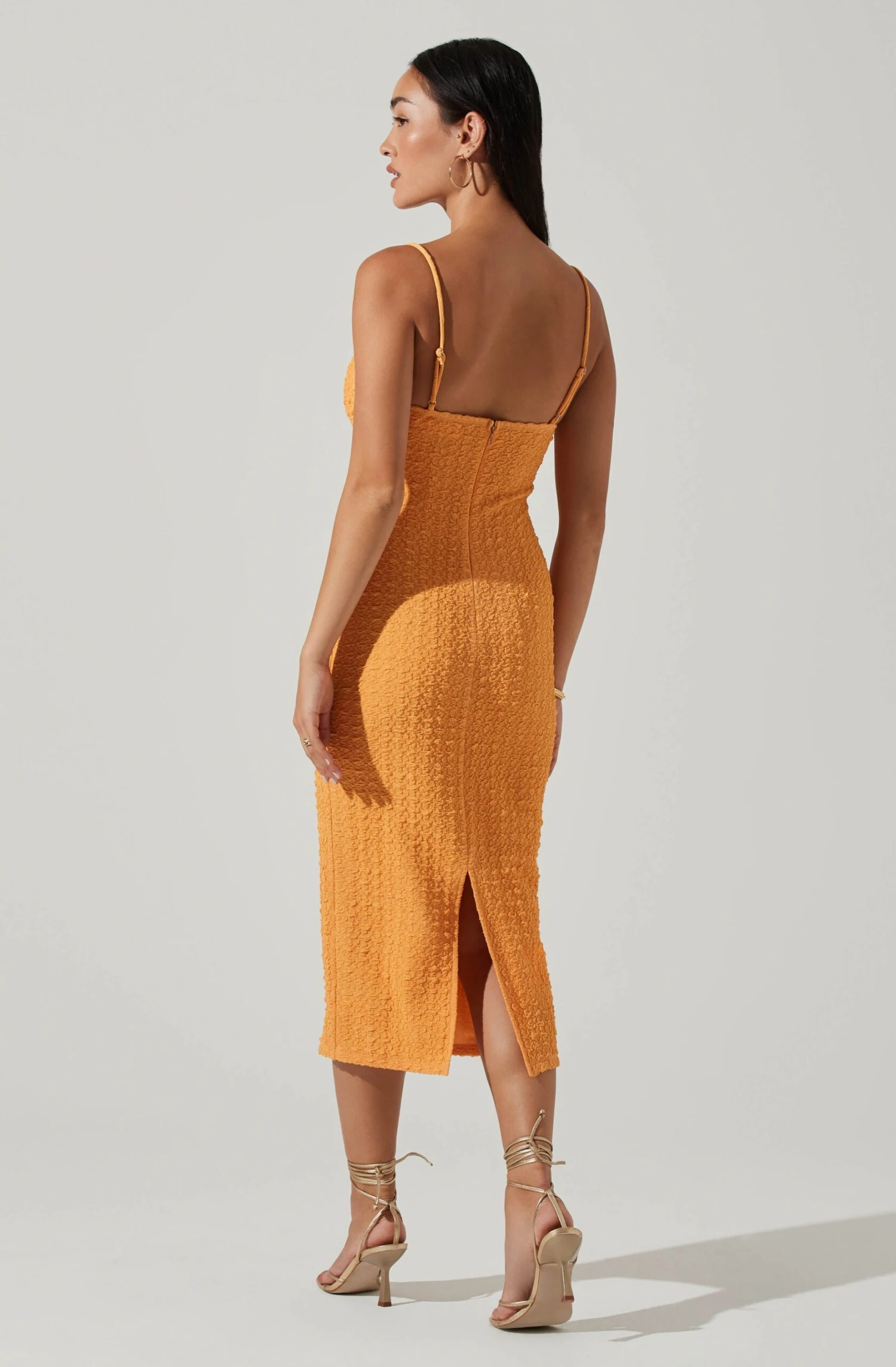 Signy Textured Midi Dress 6 Signy Textured Midi Dress - Image 4