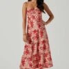 Josiane Floral Sweetheart Midi Dress 1 Josiane Floral Sweetheart Midi Dress -Dress Sales Store ACDR101574 REDFLORAL 1