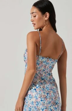 Florentina Floral Midi Dress 16 Florentina Floral Midi Dress -Dress Sales Store ACDR101584 BLUEPINKFLORAL 4