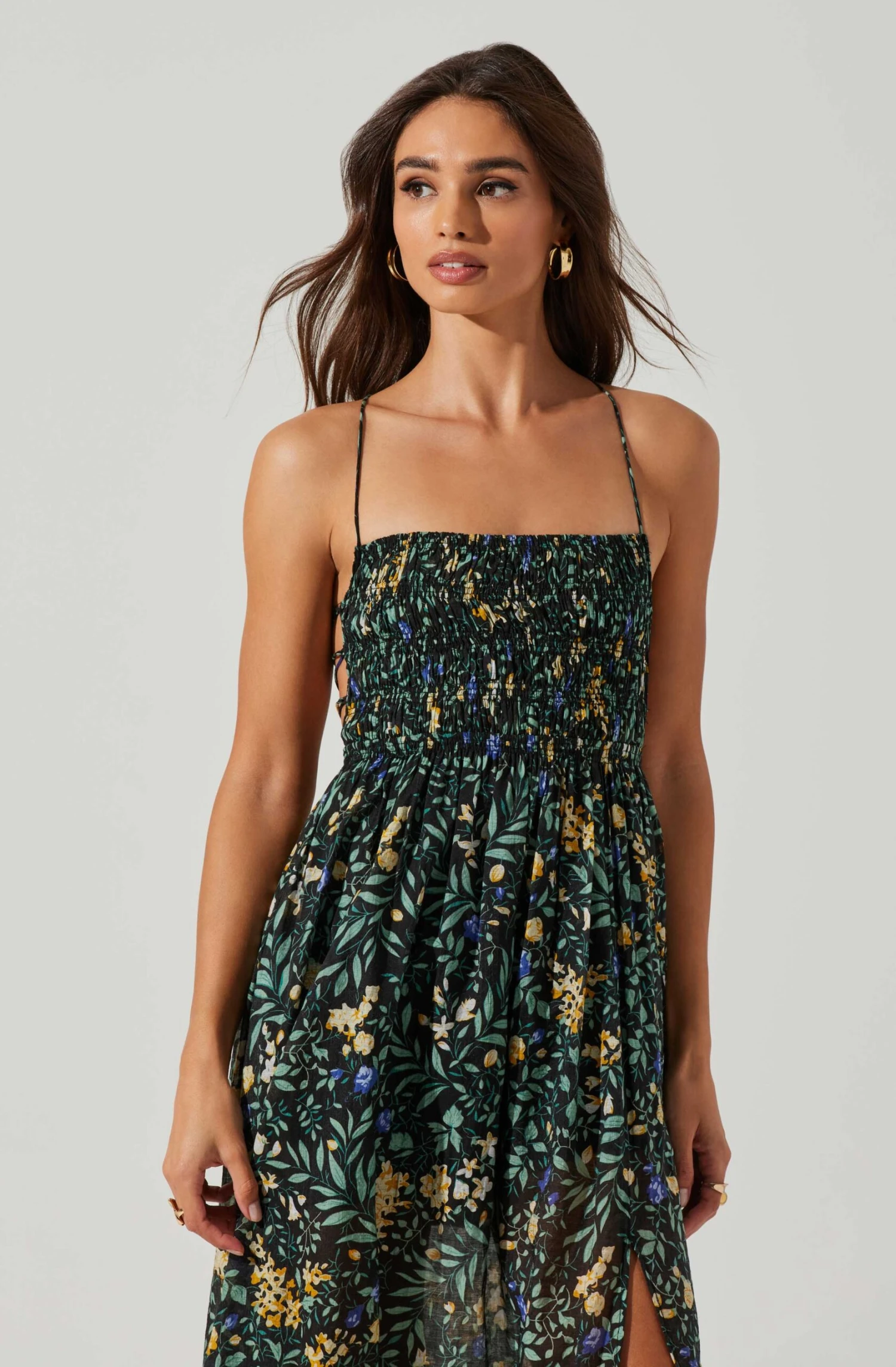 Stasia Floral Smocked Midi Dress 4 Stasia Floral Smocked Midi Dress - Image 2