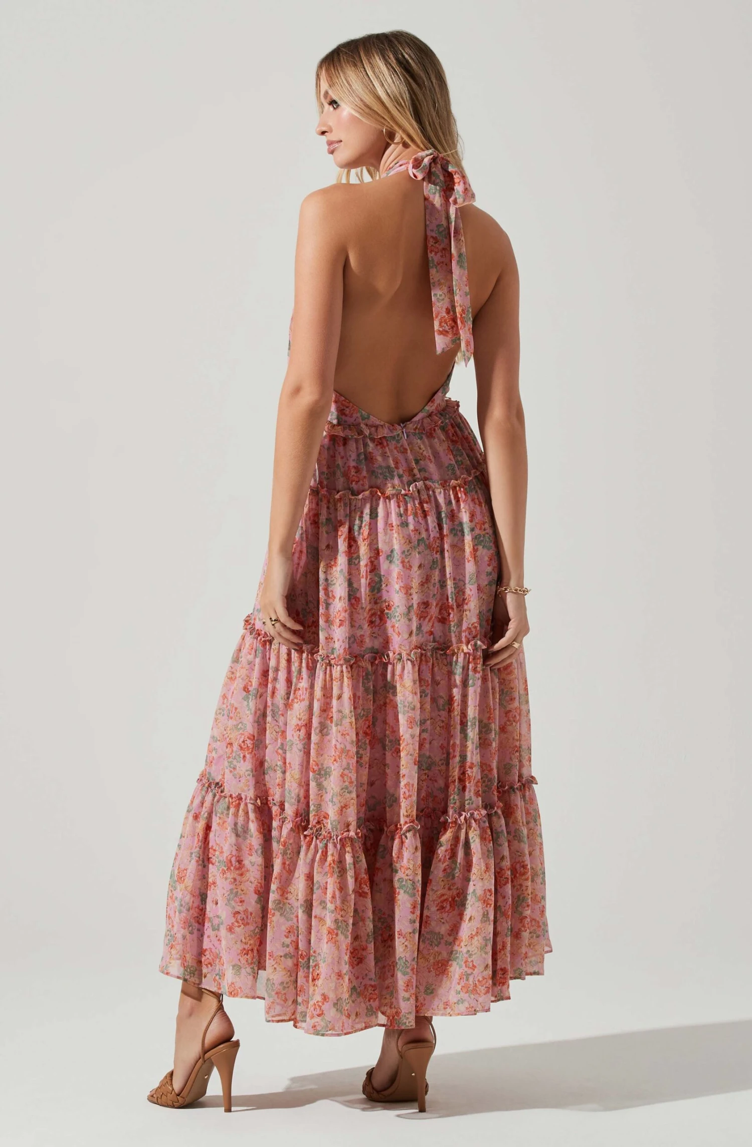 Jaidee Floral Tiered Maxi Dress 8 Jaidee Floral Tiered Maxi Dress - Image 6
