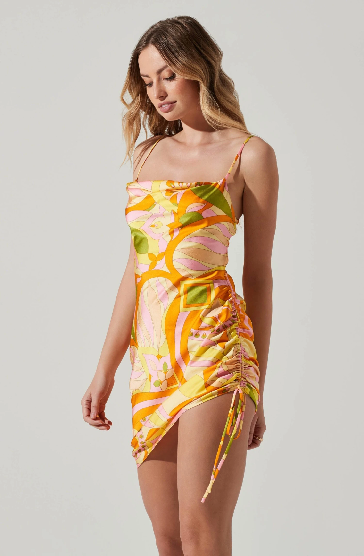 Damita Ruched Mini Dress 5 Damita Ruched Mini Dress - Image 4