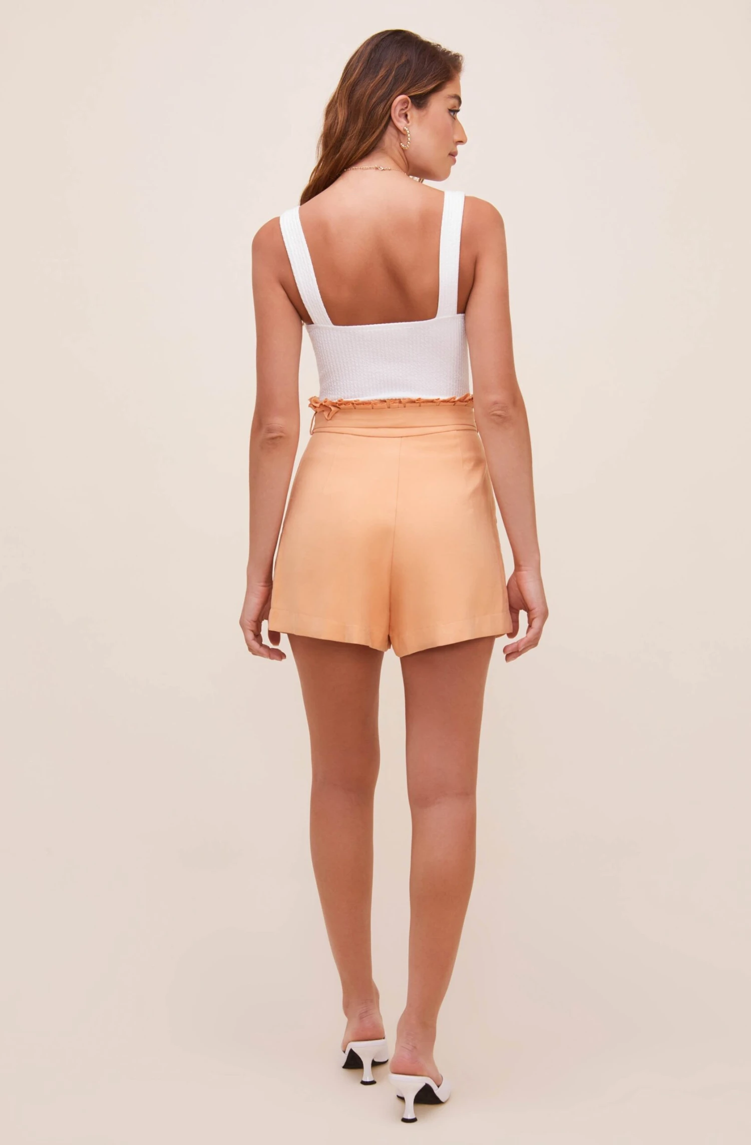 Pacific Pleated Tie Waist Shorts 4 Pacific Pleated Tie Waist Shorts - Image 2