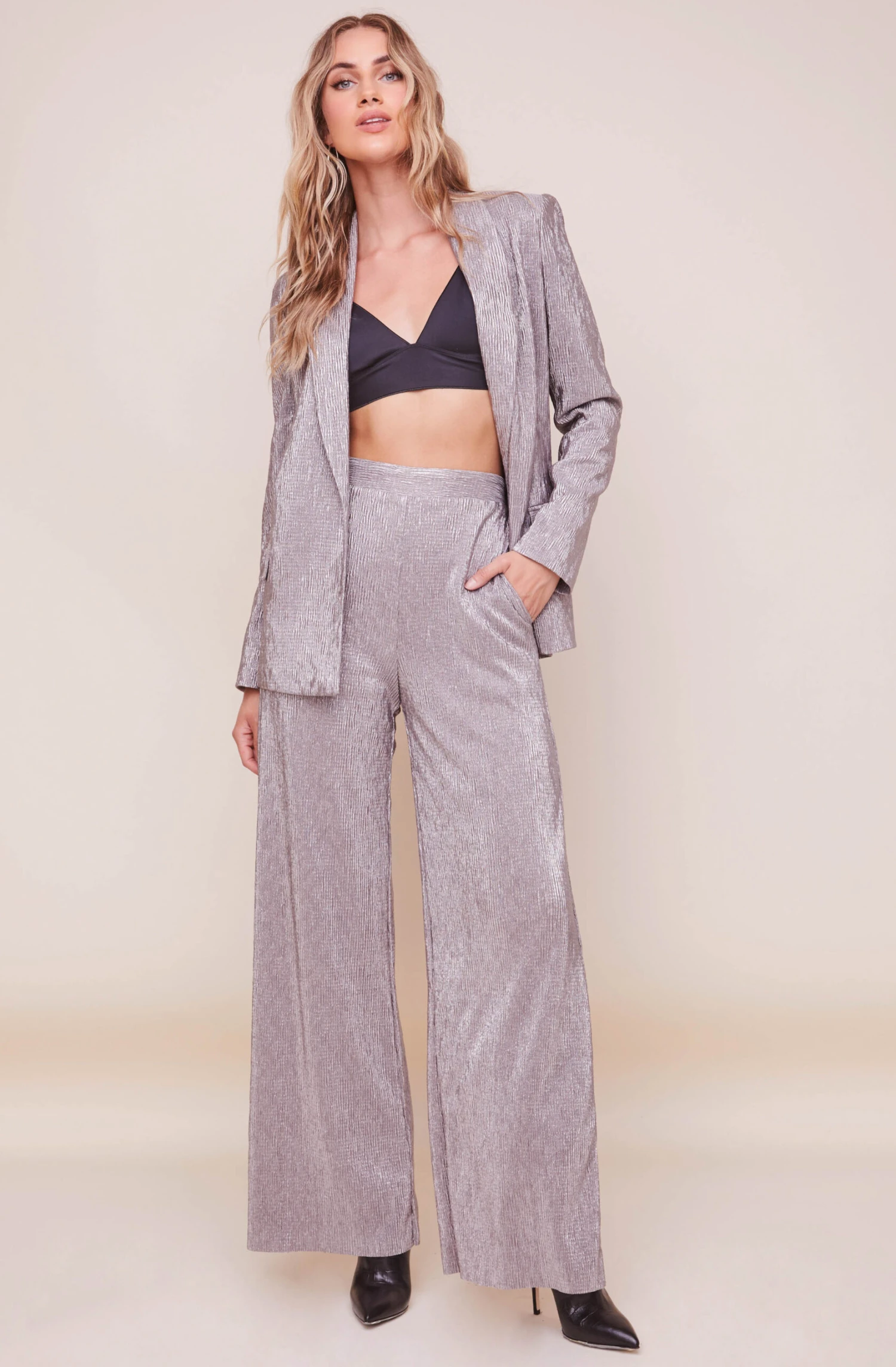 Aileen Wide Leg Plisse Pant 4 Aileen Wide Leg Plisse Pant - Image 2