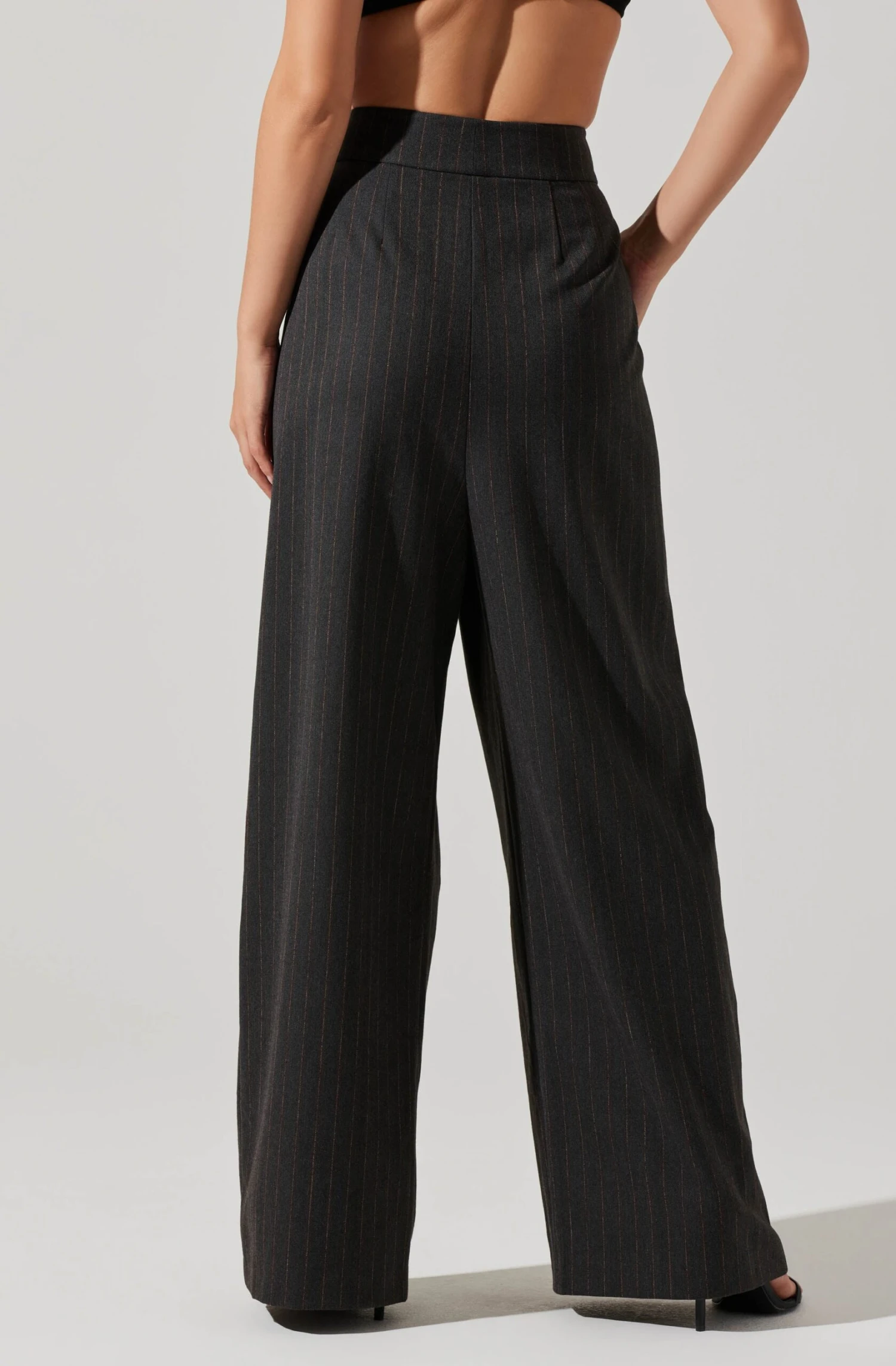 Boyfriend Pleated Criss-Cross Waist Pants 6 Boyfriend Pleated Criss-Cross Waist Pants - Image 4