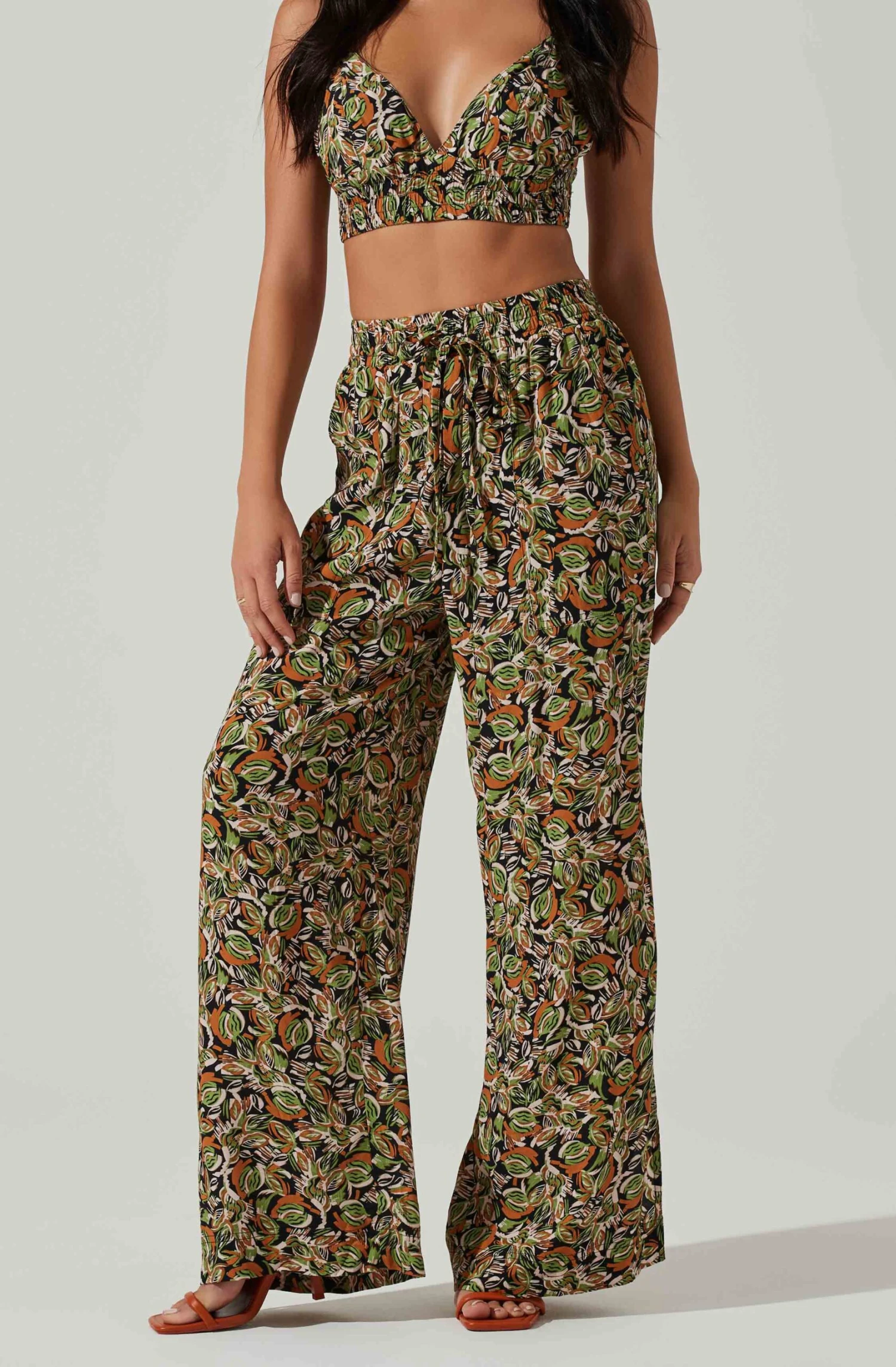 Femi Abstract Print Wide Leg Pants 4 Femi Abstract Print Wide Leg Pants - Image 2
