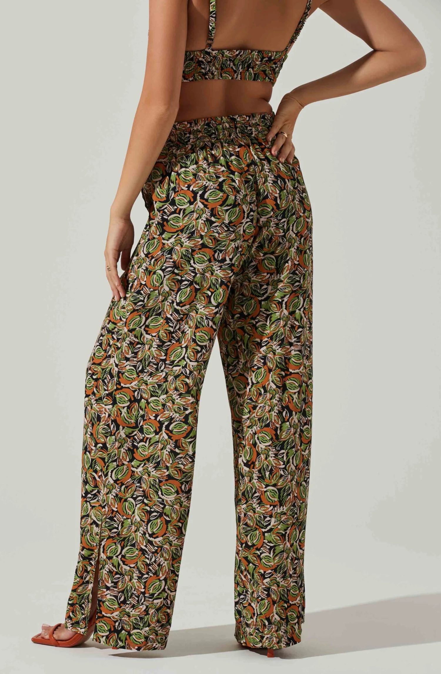 Femi Abstract Print Wide Leg Pants 6 Femi Abstract Print Wide Leg Pants - Image 4
