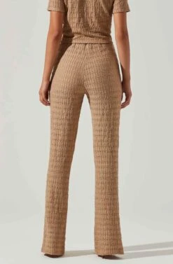 Zoey Seamed Split Hem Pants 18 Zoey Seamed Split Hem Pants -Dress Sales Store ACP7253 TAUPE 3