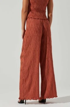 Janesa Wide Leg Pants 20 Janesa Wide Leg Pants -Dress Sales Store ACP7267 RUST 3