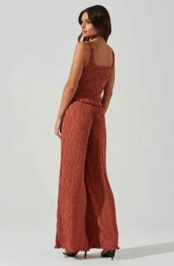 Janesa Wide Leg Pants 21 Janesa Wide Leg Pants -Dress Sales Store ACP7267 RUST 4