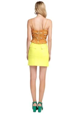 Wallace Mini Skirt -Dress Sales Store ACS9018 LEMON DROP YELLOW 3 640768c7 bde6 48f9 a610 7295a3418425