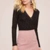 Uma Mini Skirt 1 Uma Mini Skirt -Dress Sales Store ACS9033 DUSTY PINK 2