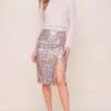 Elaine Sequin Midi Skirt -Dress Sales Store ACS9057 PINK BLUEMULTI 1