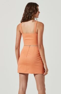 Monet Double Slit Mini Skirt 23 Monet Double Slit Mini Skirt -Dress Sales Store ACS9093B PAPAYA 6 d4e6864e 0962 486f 8f54 60ed51a8481c