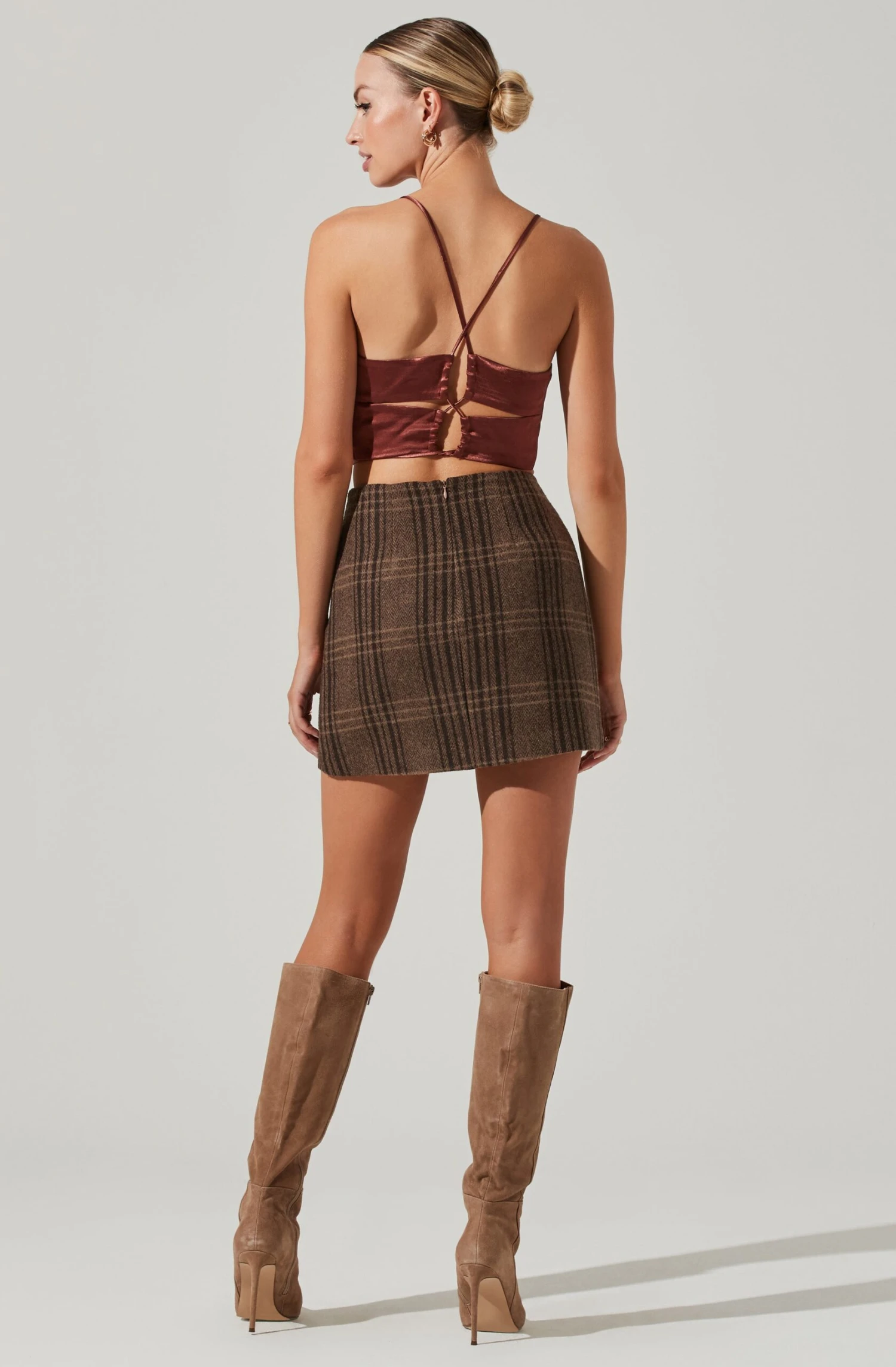 Brina Plaid Mini Skirt 7 Brina Plaid Mini Skirt - Image 5