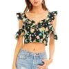 Thea Crop Top 2 Thea Crop Top -Dress Sales Store ACT13480 BLACK MARIGOLD FLORAL 00 03dee731 bb16 493b 806d f73c900625c3