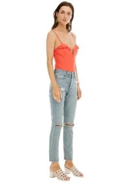 Elle Bodysuit 25 Elle Bodysuit -Dress Sales Store ACT13601 HOT RED 02