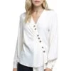 Cross Over Blouse 1 Cross Over Blouse -Dress Sales Store ACT15208 CREAM 00