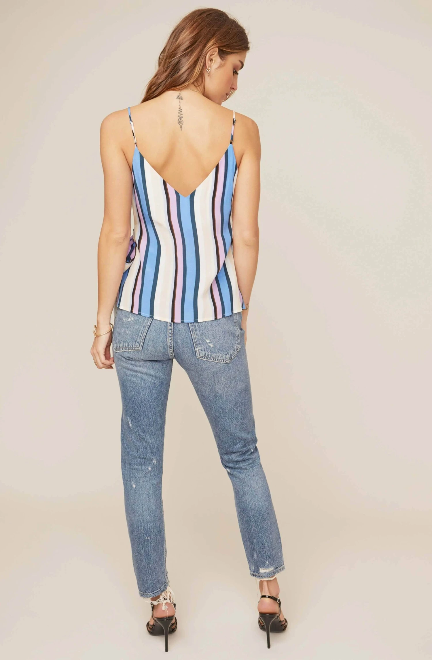 Ruth Striped Wrap Top 6 Ruth Striped Wrap Top - Image 4