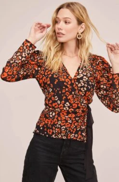 Lissa Leopard Print Top