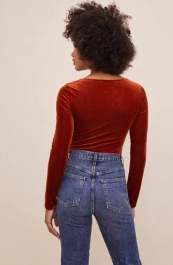 Tess Bodysuit 22 Tess Bodysuit -Dress Sales Store ACT15578 PERSIMMON 6