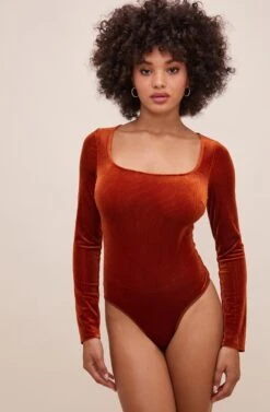 Tess Bodysuit 20 Tess Bodysuit -Dress Sales Store ACT15578 PERSIMMON 7