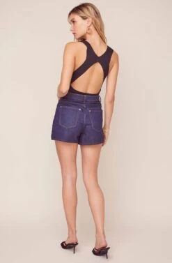 Sublime Open Back Bodysuit 23 Sublime Open Back Bodysuit -Dress Sales Store ACT15859 BLACK 3