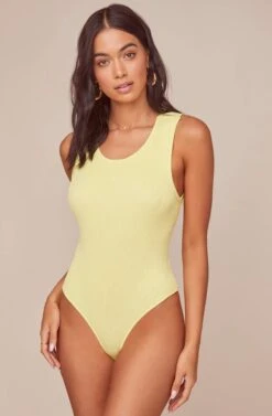 Sublime Open Back Bodysuit 35 Sublime Open Back Bodysuit -Dress Sales Store ACT15859 PALE LIME 5