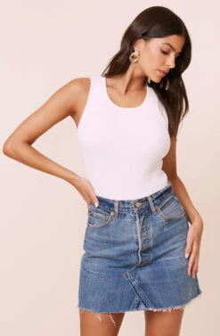 Sublime Open Back Bodysuit 26 Sublime Open Back Bodysuit -Dress Sales Store ACT15859 WHITE 1