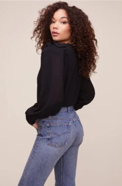 Matilda Wrap Bodysuit 21 Matilda Wrap Bodysuit -Dress Sales Store ACT16238VG BLACK 4