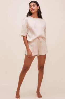 Valda Lounge Top 17 Valda Lounge Top -Dress Sales Store ACT16604 CHAMPAGNE 5