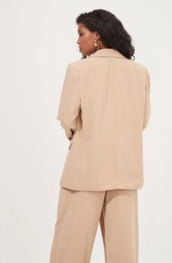 Boyfriend Oversized Blazer 13 Boyfriend Oversized Blazer -Dress Sales Store ACT16714B CAPPUCCINO 6