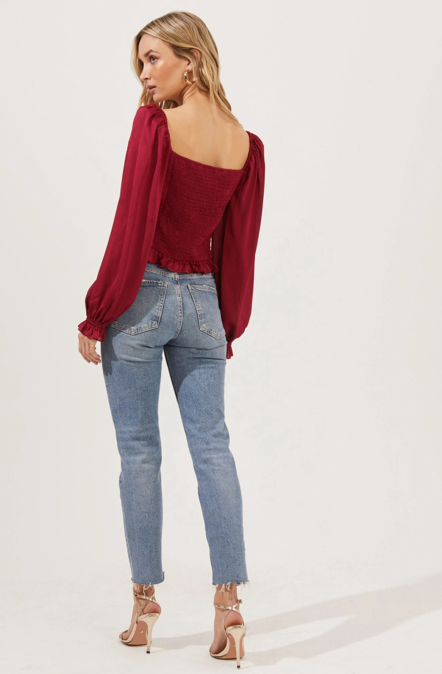 Love Song Ruched Front Long Sleeve Top 5 Love Song Ruched Front Long Sleeve Top - Image 3