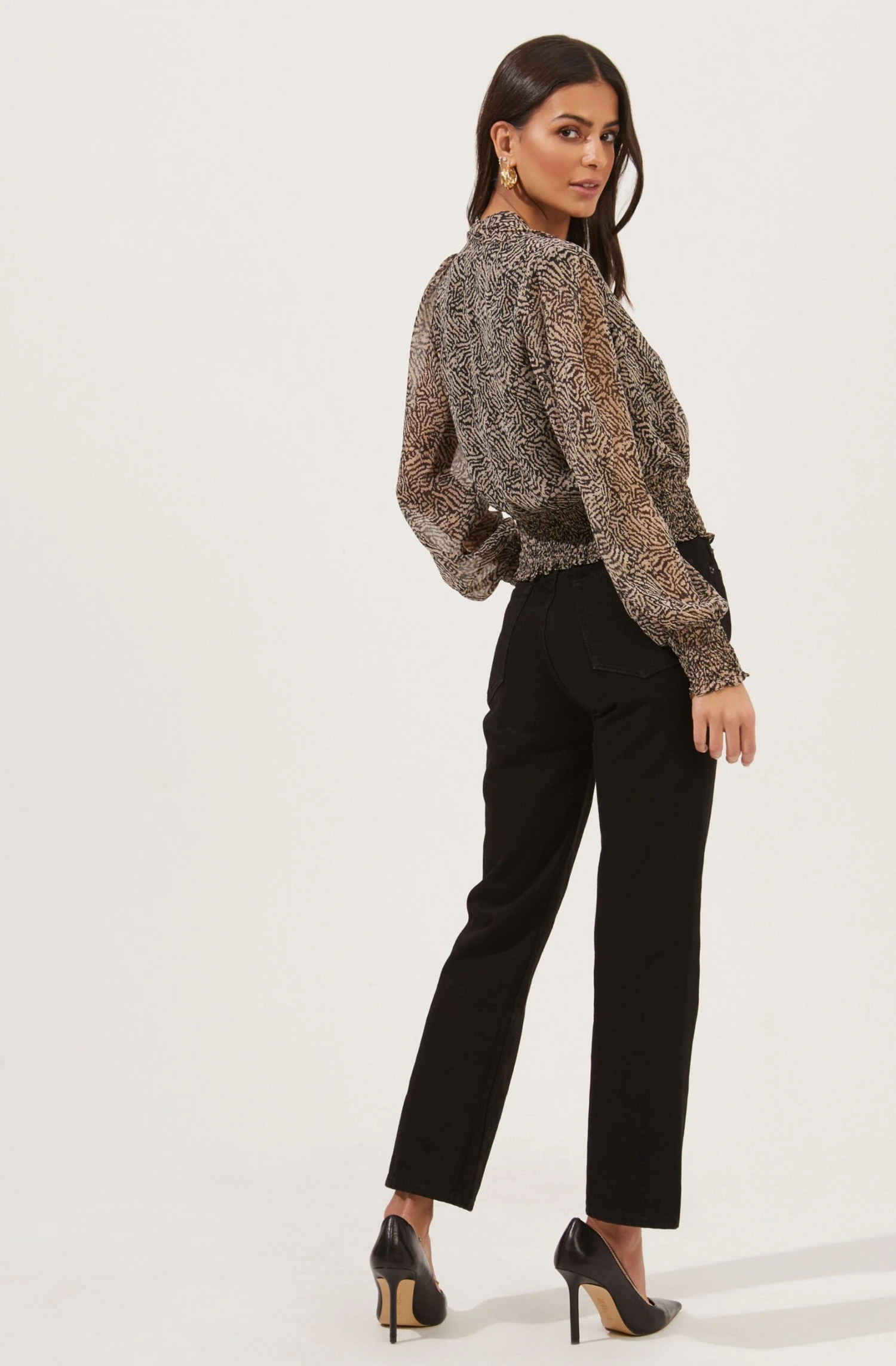 Dinah Animal Print Surplice Top 4 Dinah Animal Print Surplice Top - Image 2