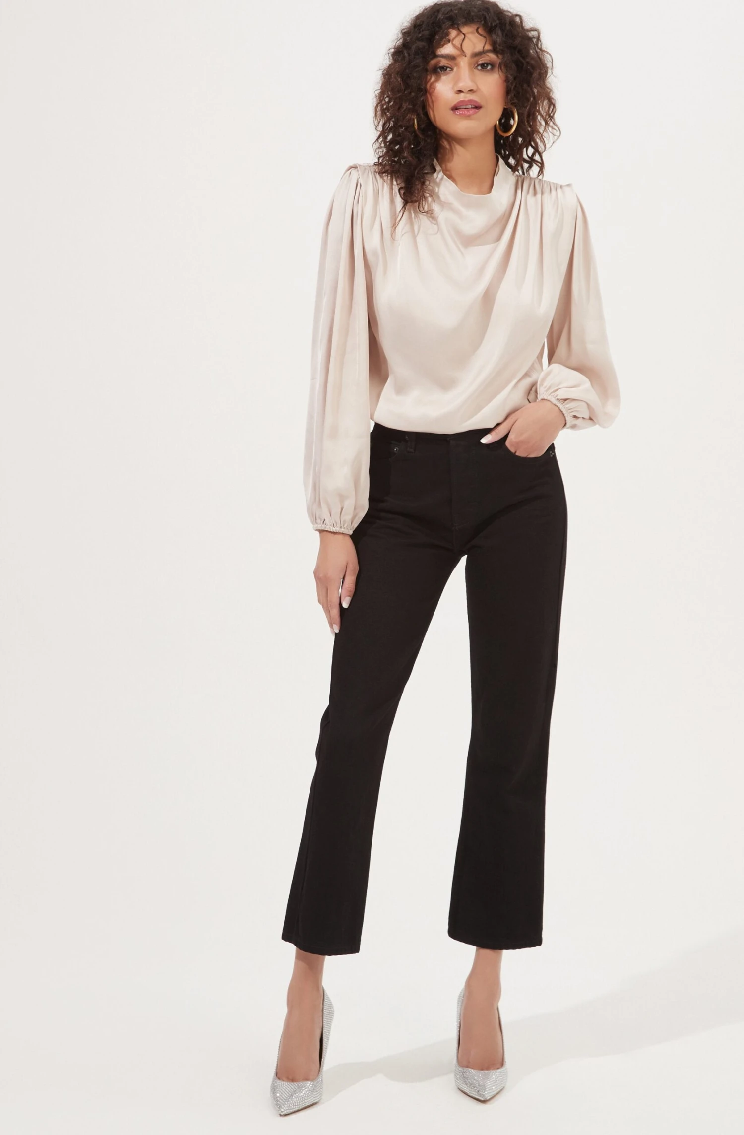 Meilani Satin Cowl Neck Top 5 Meilani Satin Cowl Neck Top - Image 3