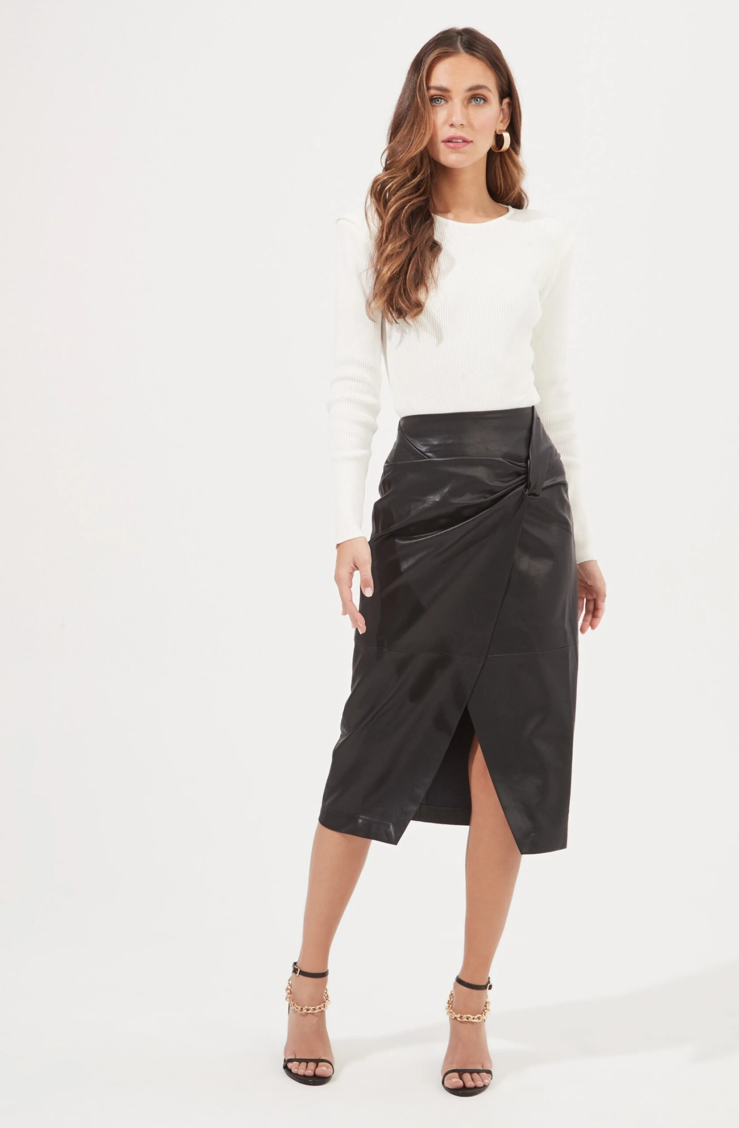 Felice Open Back Padded Shoulder Long Sleeve Sweater Bodysuit 20 Felice Open Back Padded Shoulder Long Sleeve Sweater Bodysuit - Image 18